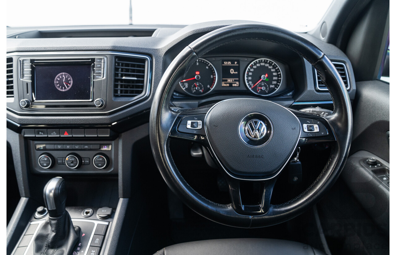10/2021 Volkswagen Amarok TDI580 W580 Walkinshaw (4x4) 2H MY21 4d Dual Cab Utility Atlantic Blue Turbo Diesel V6 3.0L