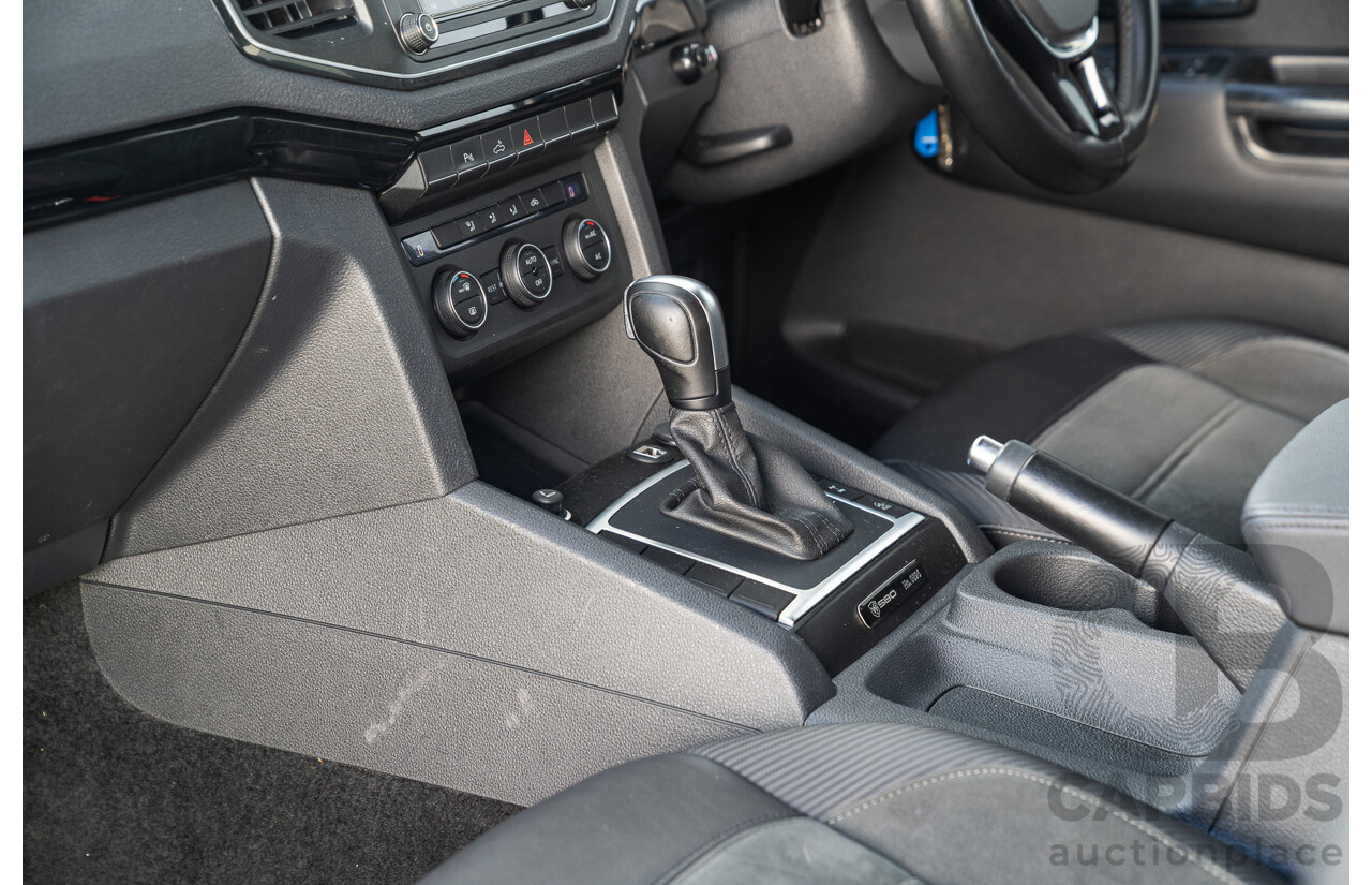 10/2021 Volkswagen Amarok TDI580 W580 Walkinshaw (4x4) 2H MY21 4d Dual Cab Utility Atlantic Blue Turbo Diesel V6 3.0L