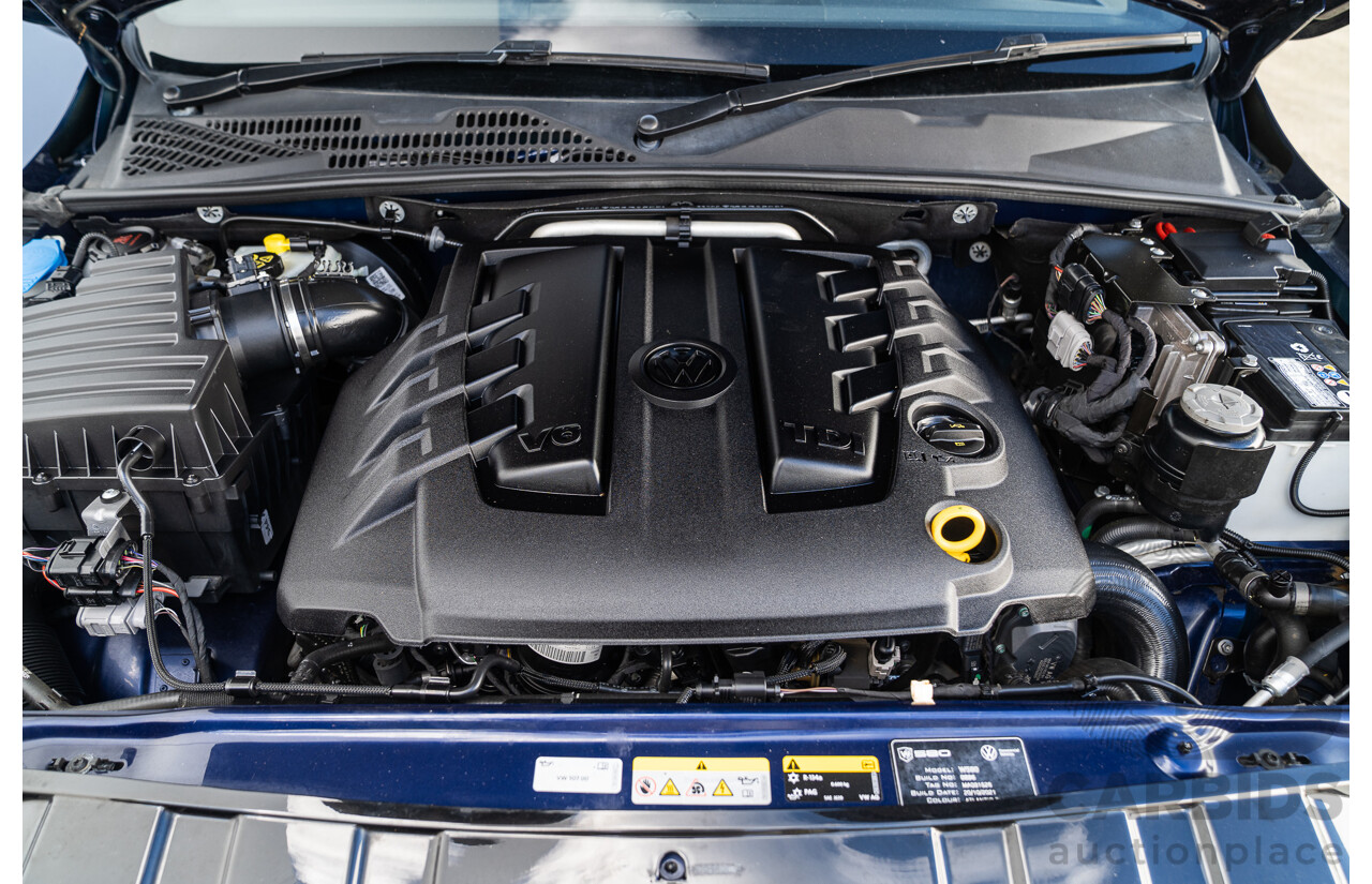 10/2021 Volkswagen Amarok TDI580 W580 Walkinshaw (4x4) 2H MY21 4d Dual Cab Utility Atlantic Blue Turbo Diesel V6 3.0L