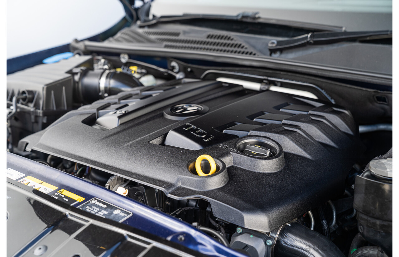 10/2021 Volkswagen Amarok TDI580 W580 Walkinshaw (4x4) 2H MY21 4d Dual Cab Utility Atlantic Blue Turbo Diesel V6 3.0L
