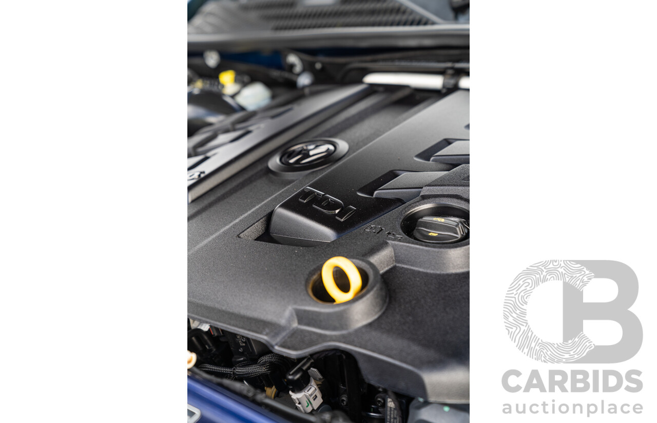 10/2021 Volkswagen Amarok TDI580 W580 Walkinshaw (4x4) 2H MY21 4d Dual Cab Utility Atlantic Blue Turbo Diesel V6 3.0L