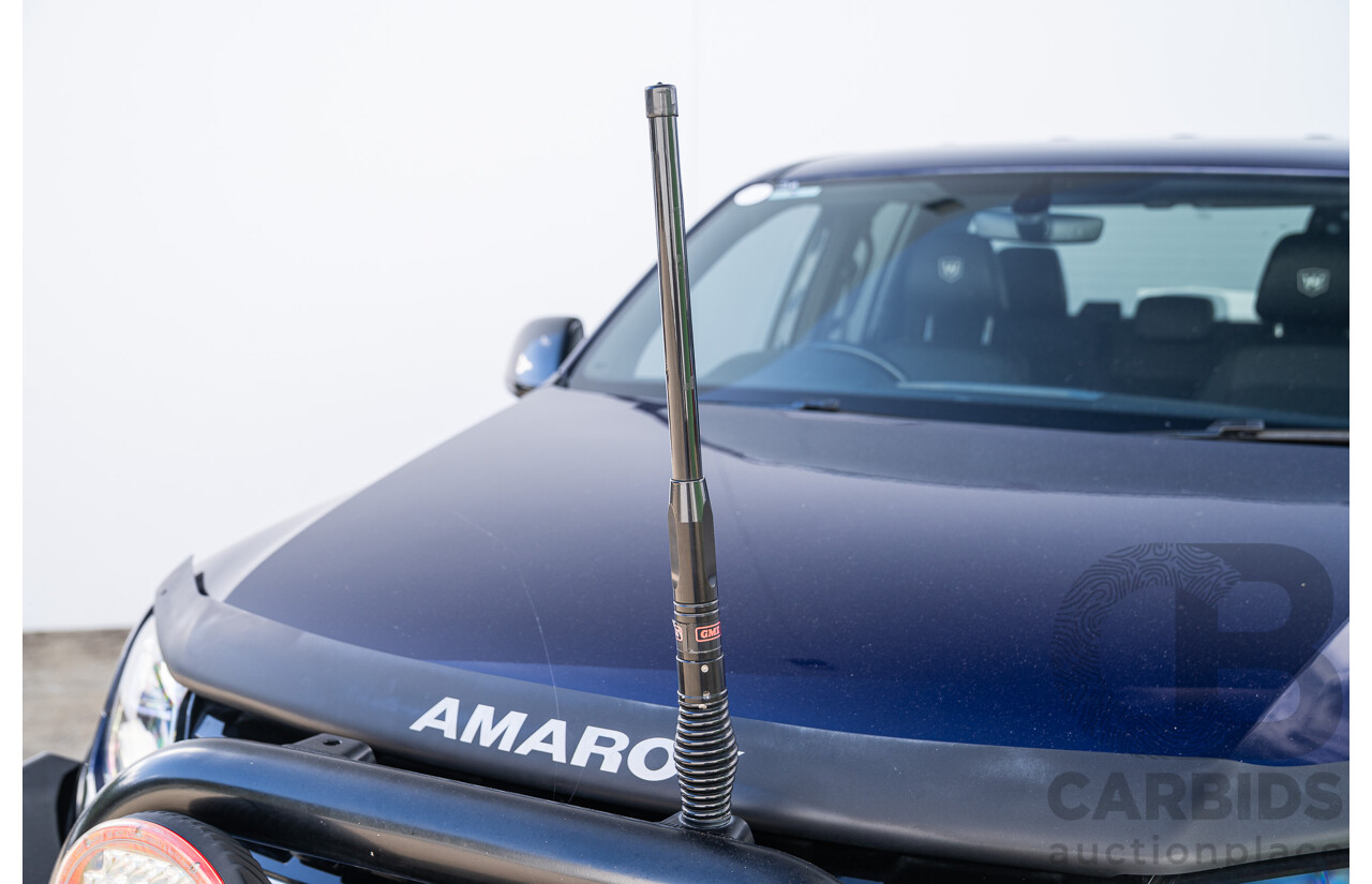 10/2021 Volkswagen Amarok TDI580 W580 Walkinshaw (4x4) 2H MY21 4d Dual Cab Utility Atlantic Blue Turbo Diesel V6 3.0L