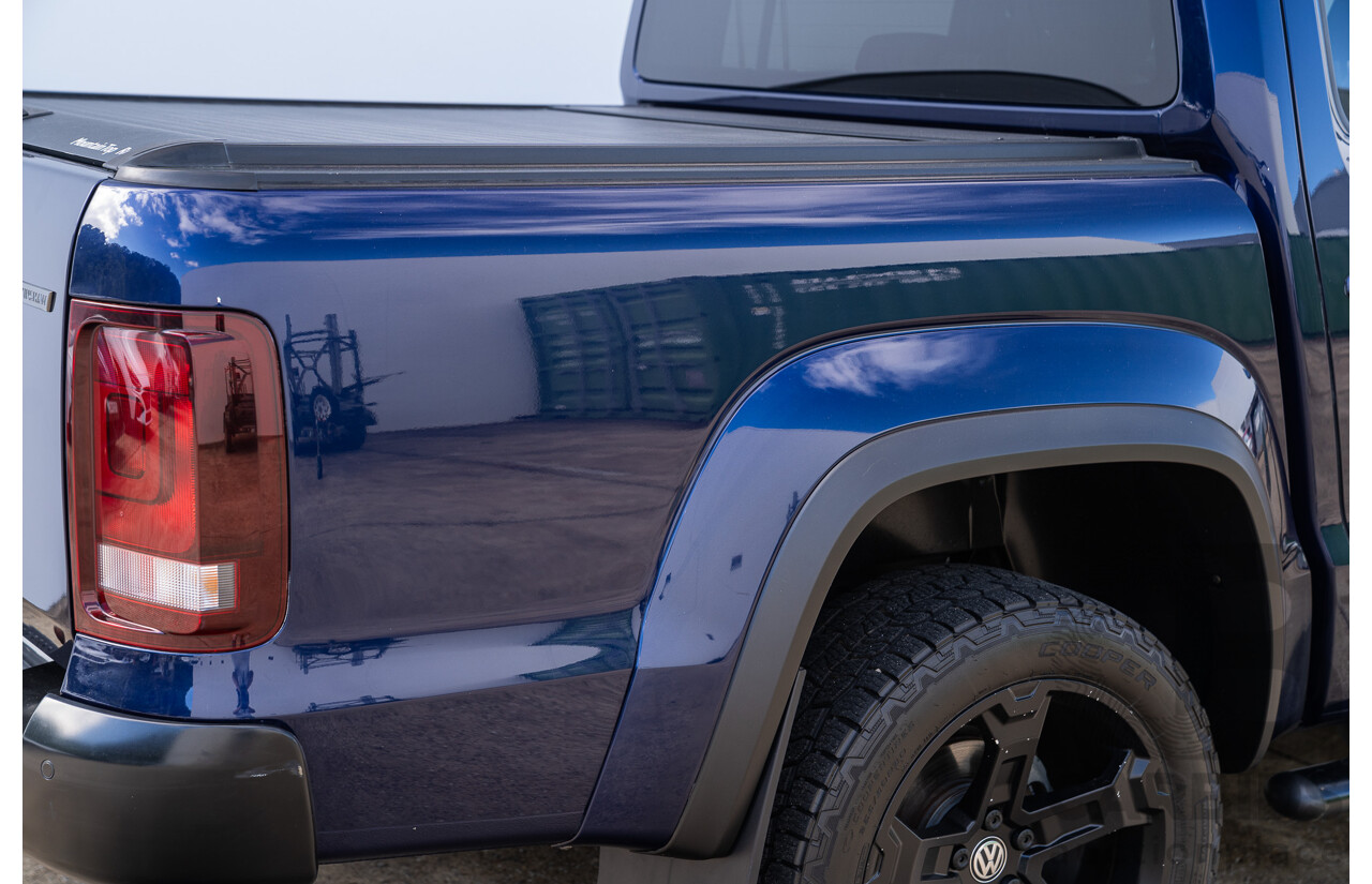 10/2021 Volkswagen Amarok TDI580 W580 Walkinshaw (4x4) 2H MY21 4d Dual Cab Utility Atlantic Blue Turbo Diesel V6 3.0L