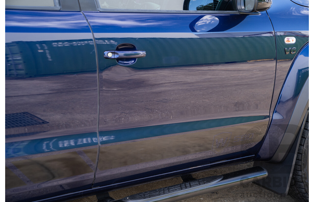 10/2021 Volkswagen Amarok TDI580 W580 Walkinshaw (4x4) 2H MY21 4d Dual Cab Utility Atlantic Blue Turbo Diesel V6 3.0L