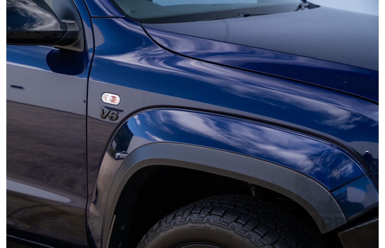 10/2021 Volkswagen Amarok TDI580 W580 Walkinshaw (4x4) 2H MY21 4d Dual Cab Utility Atlantic Blue Turbo Diesel V6 3.0L