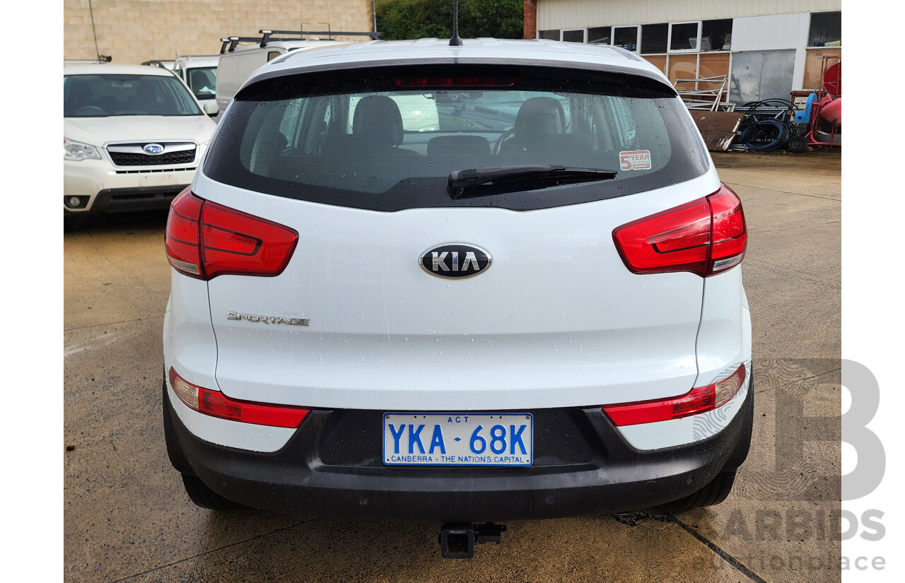 5/2014 Kia Sportage Si (fwd) SL SERIES 2 MY14 4d Wagon White 2.0L