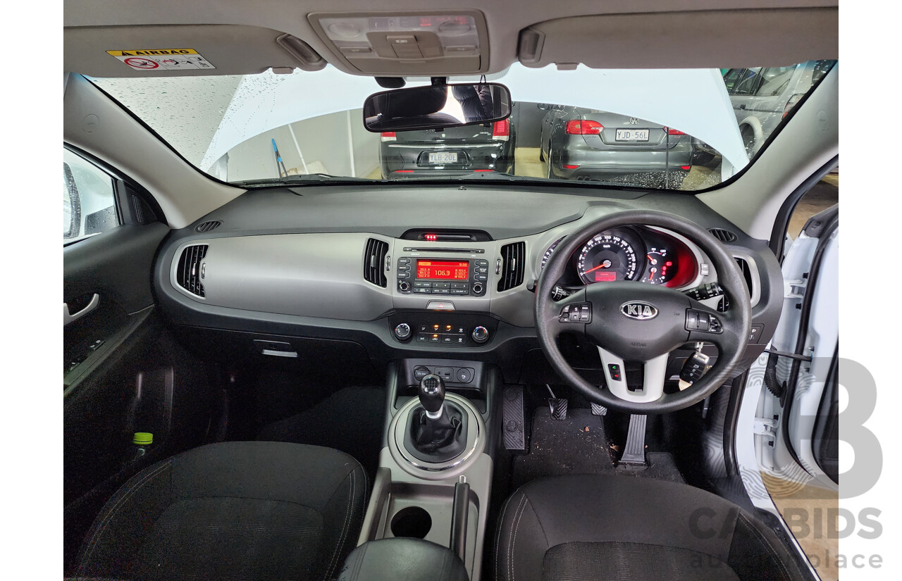5/2014 Kia Sportage Si (fwd) SL SERIES 2 MY14 4d Wagon White 2.0L