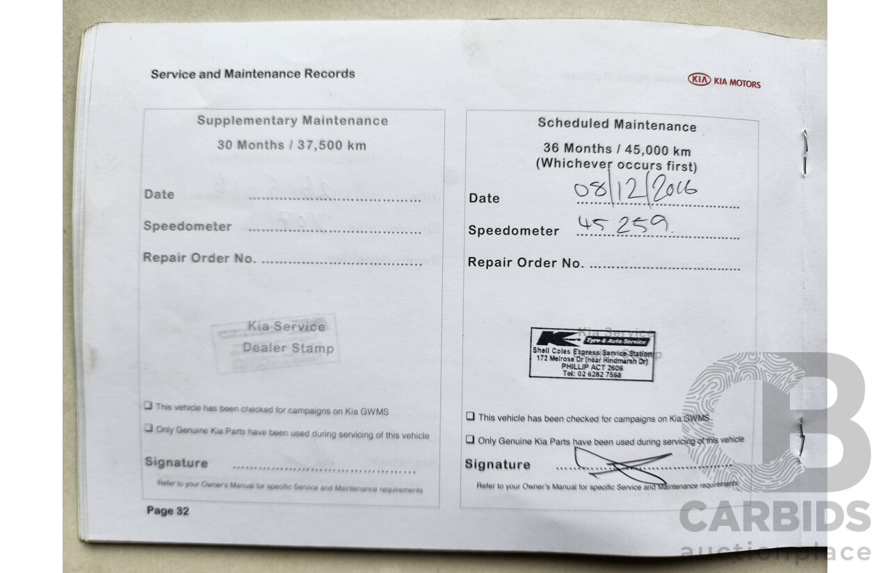 5/2014 Kia Sportage Si (fwd) SL SERIES 2 MY14 4d Wagon White 2.0L