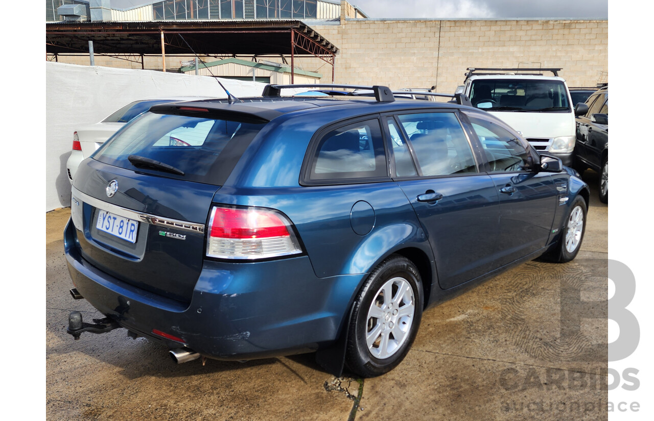 2/2010 Holden Commodore Omega VE MY10 4d Sportwagon Blue 3.0L