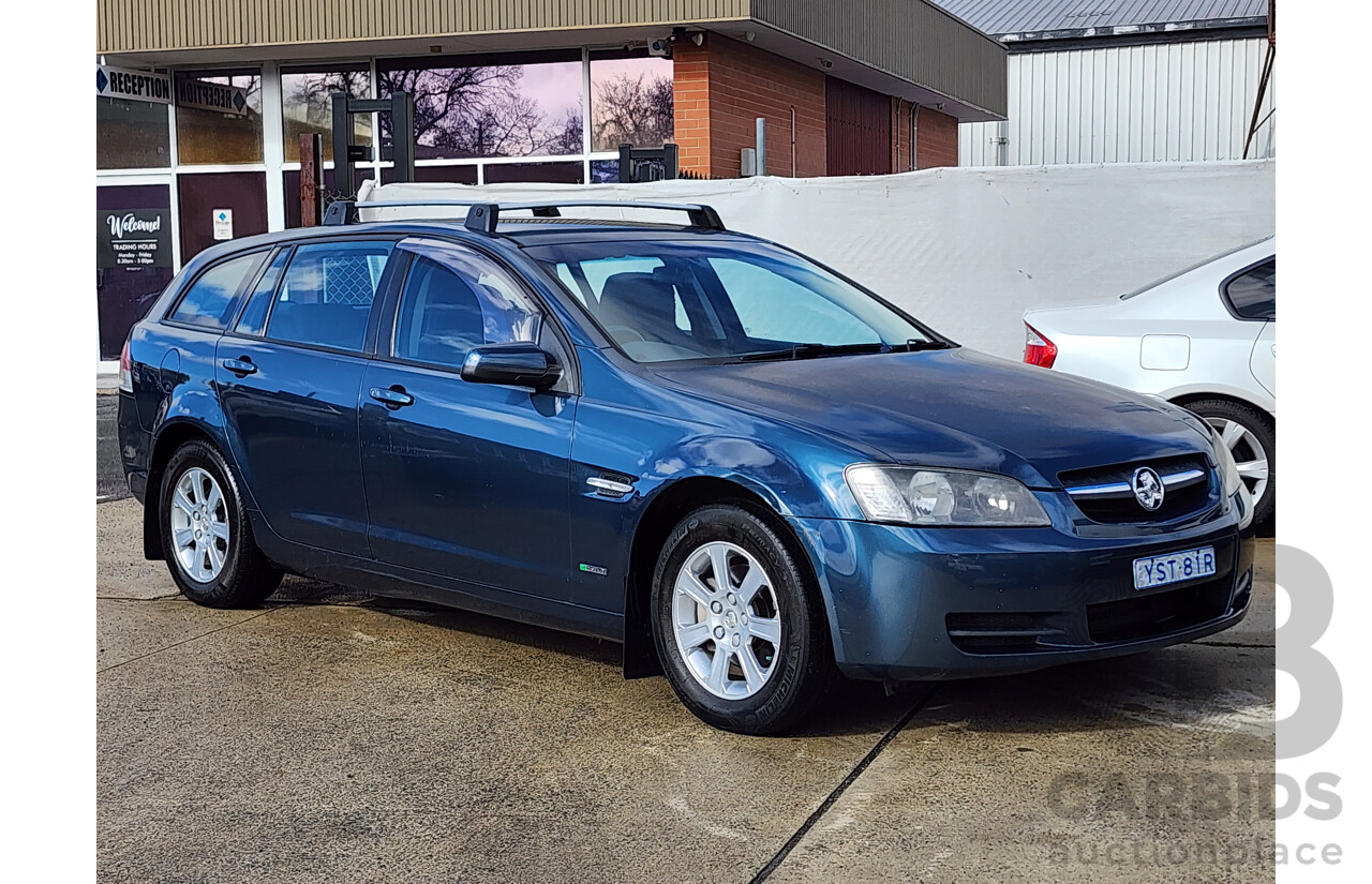 2/2010 Holden Commodore Omega VE MY10 4d Sportwagon Blue 3.0L
