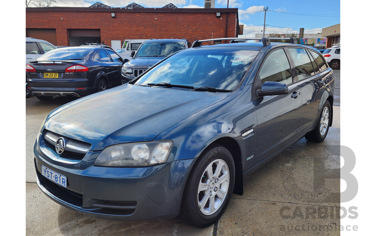 2/2010 Holden Commodore Omega VE MY10 4d Sportwagon Blue 3.0L
