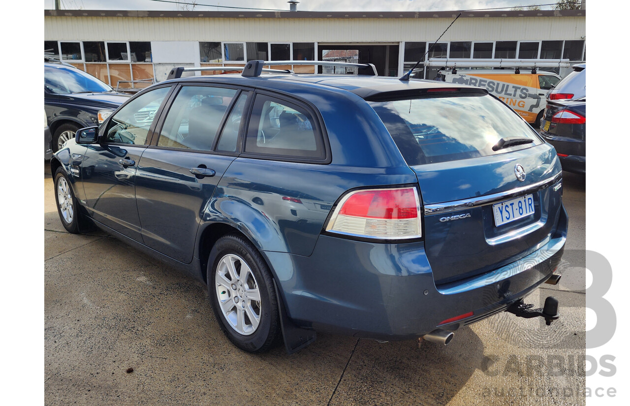 2/2010 Holden Commodore Omega VE MY10 4d Sportwagon Blue 3.0L