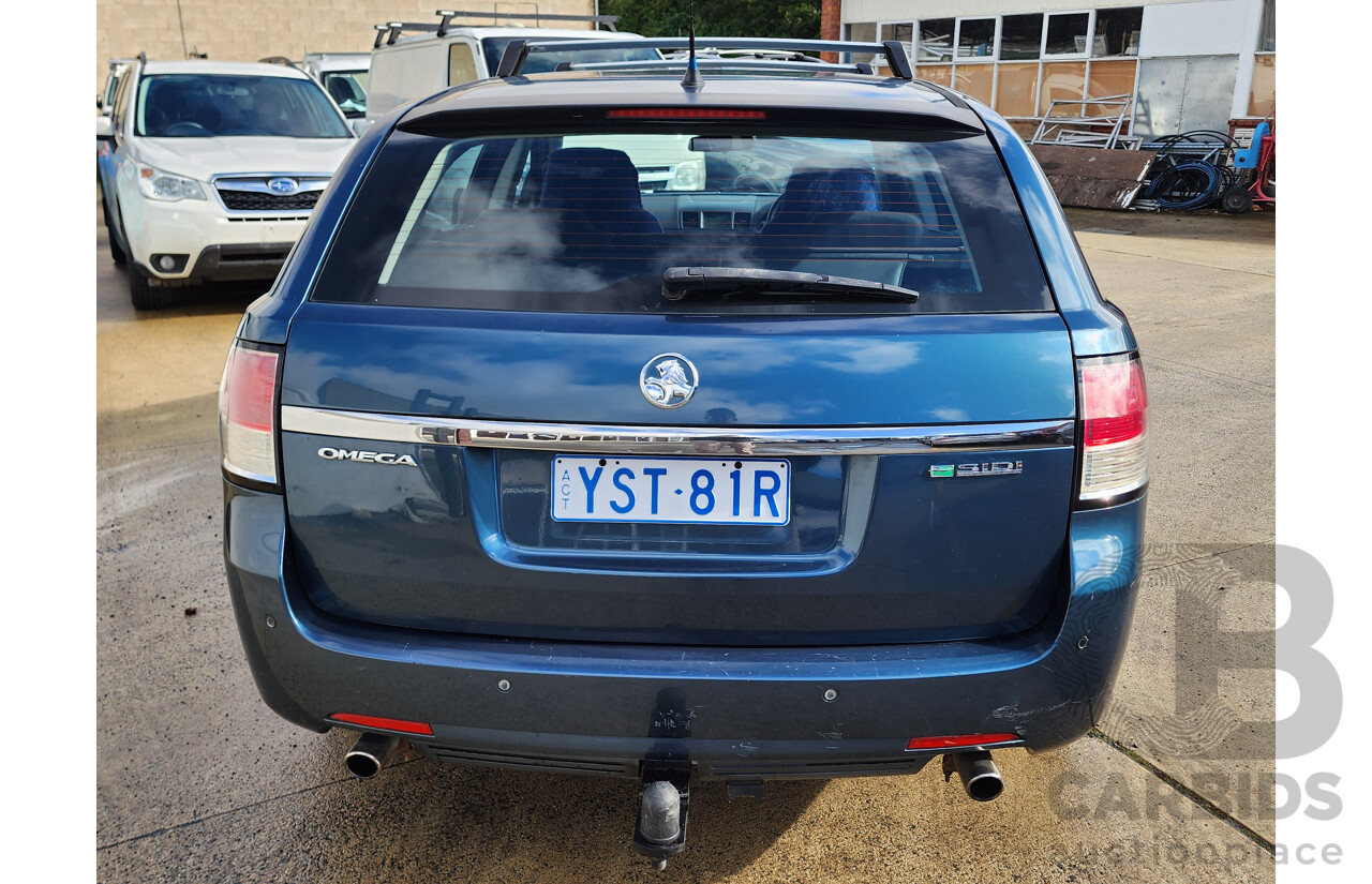 2/2010 Holden Commodore Omega VE MY10 4d Sportwagon Blue 3.0L