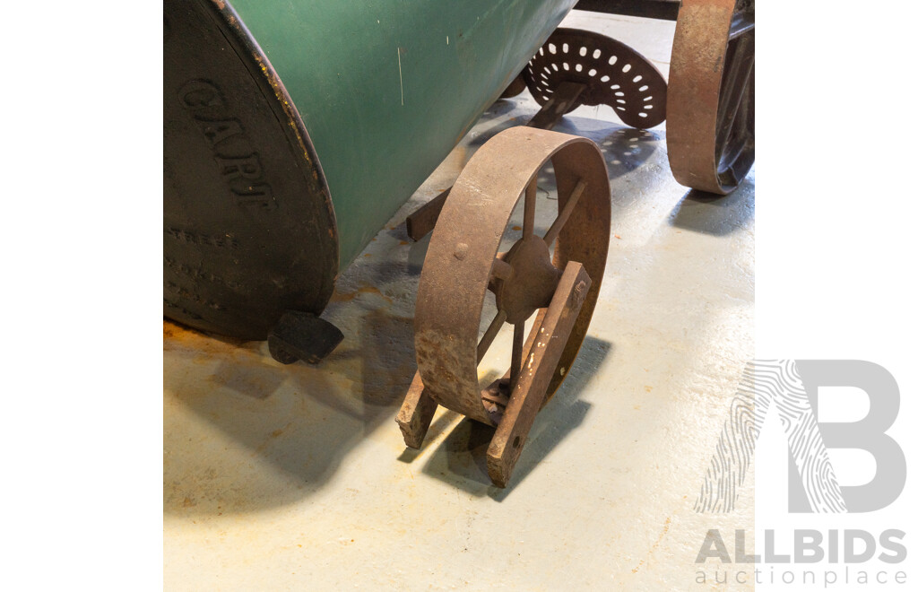 Vintage Furphy Water Cart with Cast Iron Ends, Circa 1920
