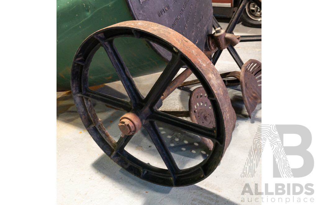 Vintage Furphy Water Cart with Cast Iron Ends, Circa 1920