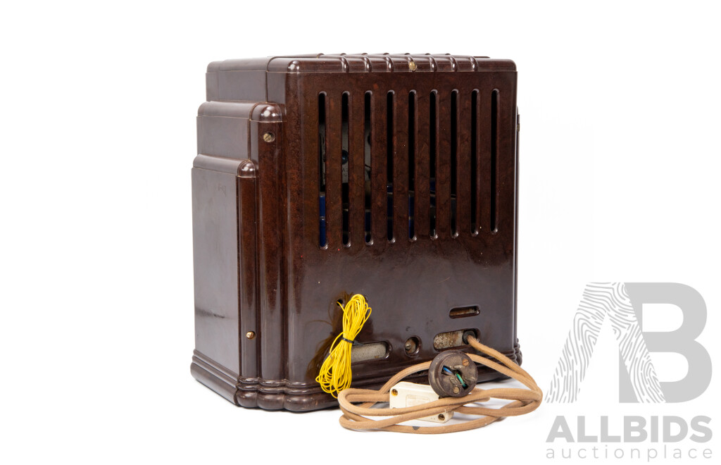Art Deco Bakelite AWA 'Fisk Radiola' Big Brother Empire State Radio