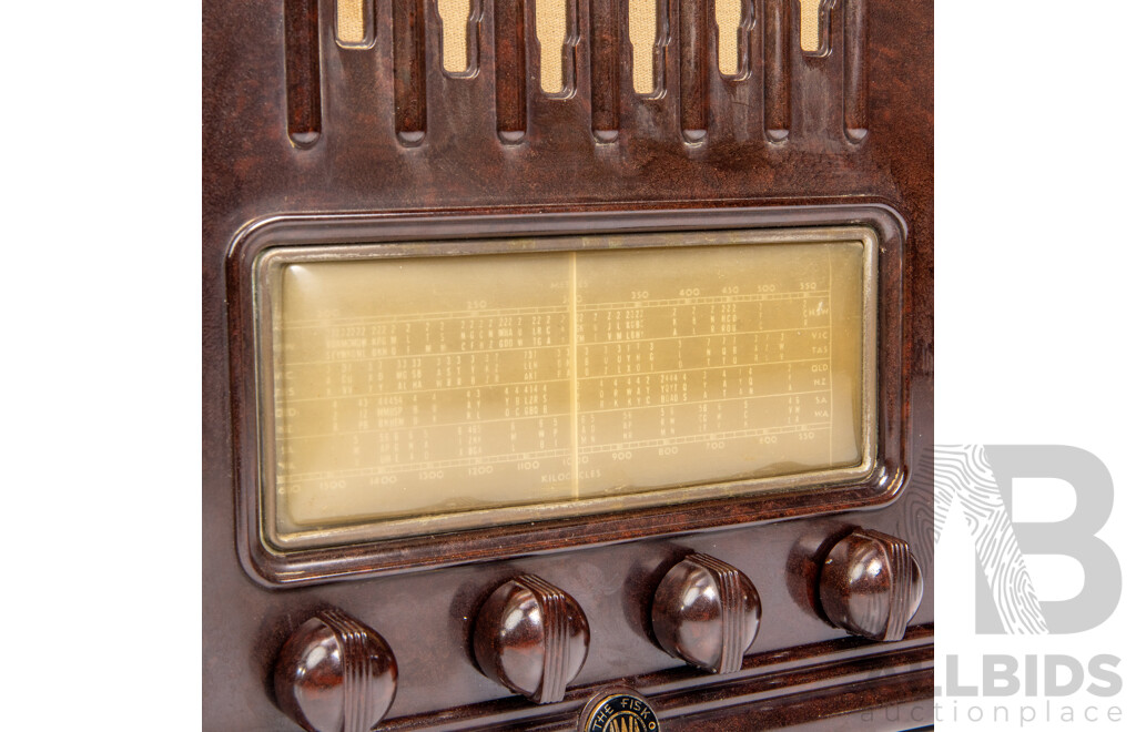 Art Deco Bakelite AWA 'Fisk Radiola' Big Brother Empire State Radio