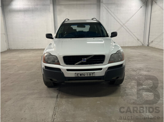 1662886 · 11/2003 Volvo XC90 2.5T (AWD) 4d Wagon White Turbo 2.5L