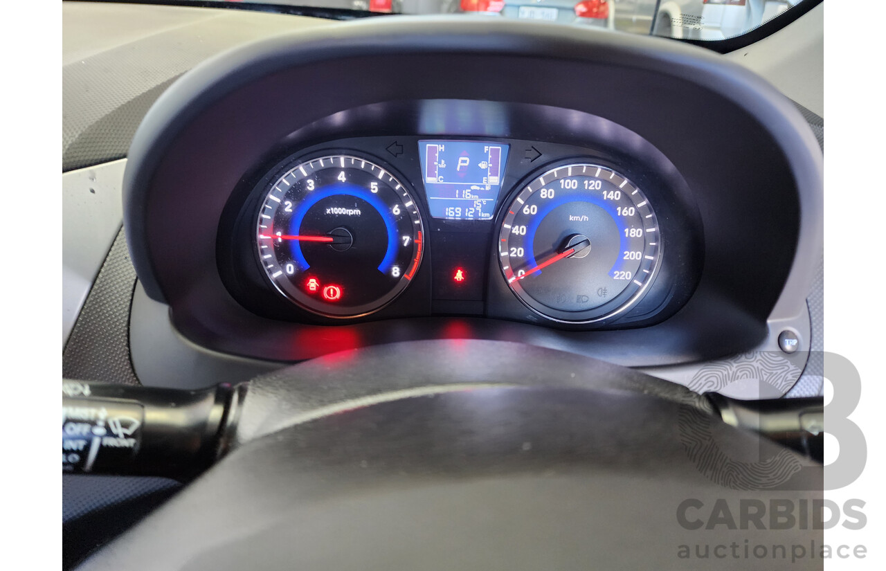 2/2018 Hyundai Accent Sport RB6 MY18 5d Hatchback White 1.6L