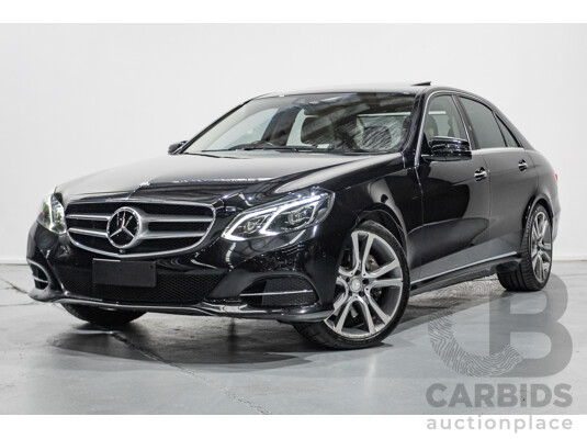 12/2015 Mercedes-Benz E400 212 MY15 4d Sedan Obsidian Black Metallic Twin Turbo V6 3.0L