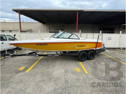 1662410 · NO RESERVE - 2008 Lewis Outback Ski Boat, 6.2 Mercruiser Scorpio V8, 337 Hrs
