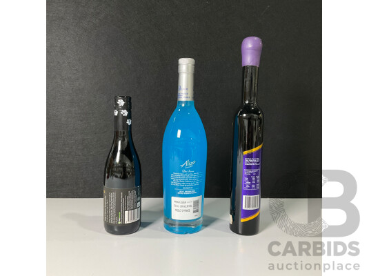 1663576 · Three Bottles of Wine & Spirts
