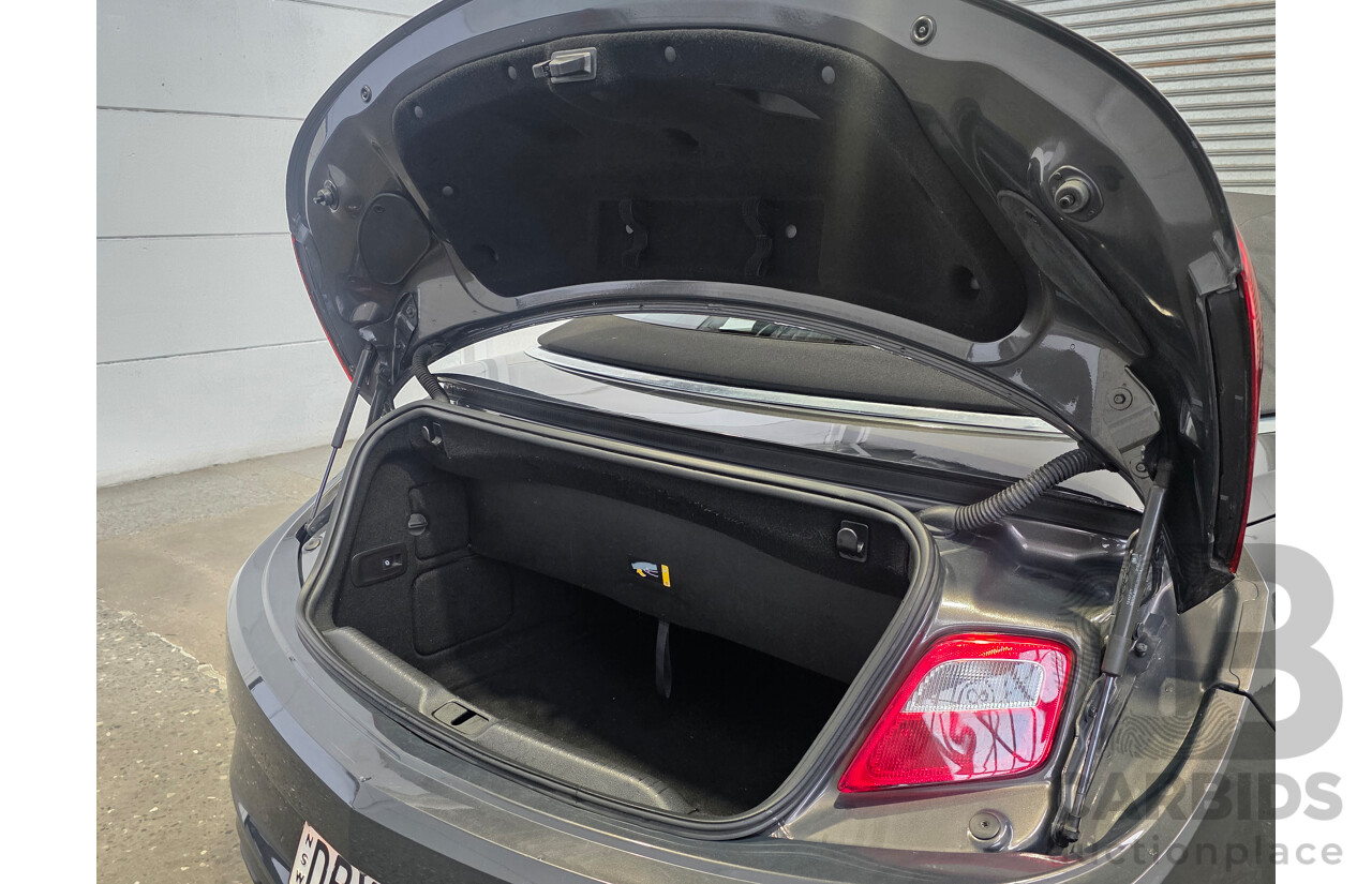 11/2015 Holden Cascada CJ MY16 2d Convertible Phantom Grey Metallic Turbo 1.6L