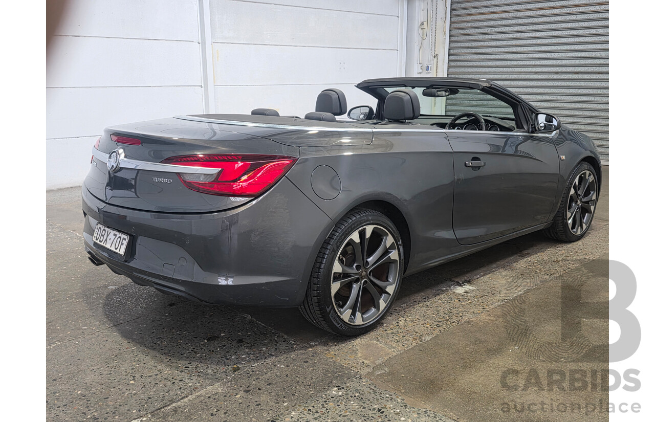 11/2015 Holden Cascada CJ MY16 2d Convertible Phantom Grey Metallic Turbo 1.6L
