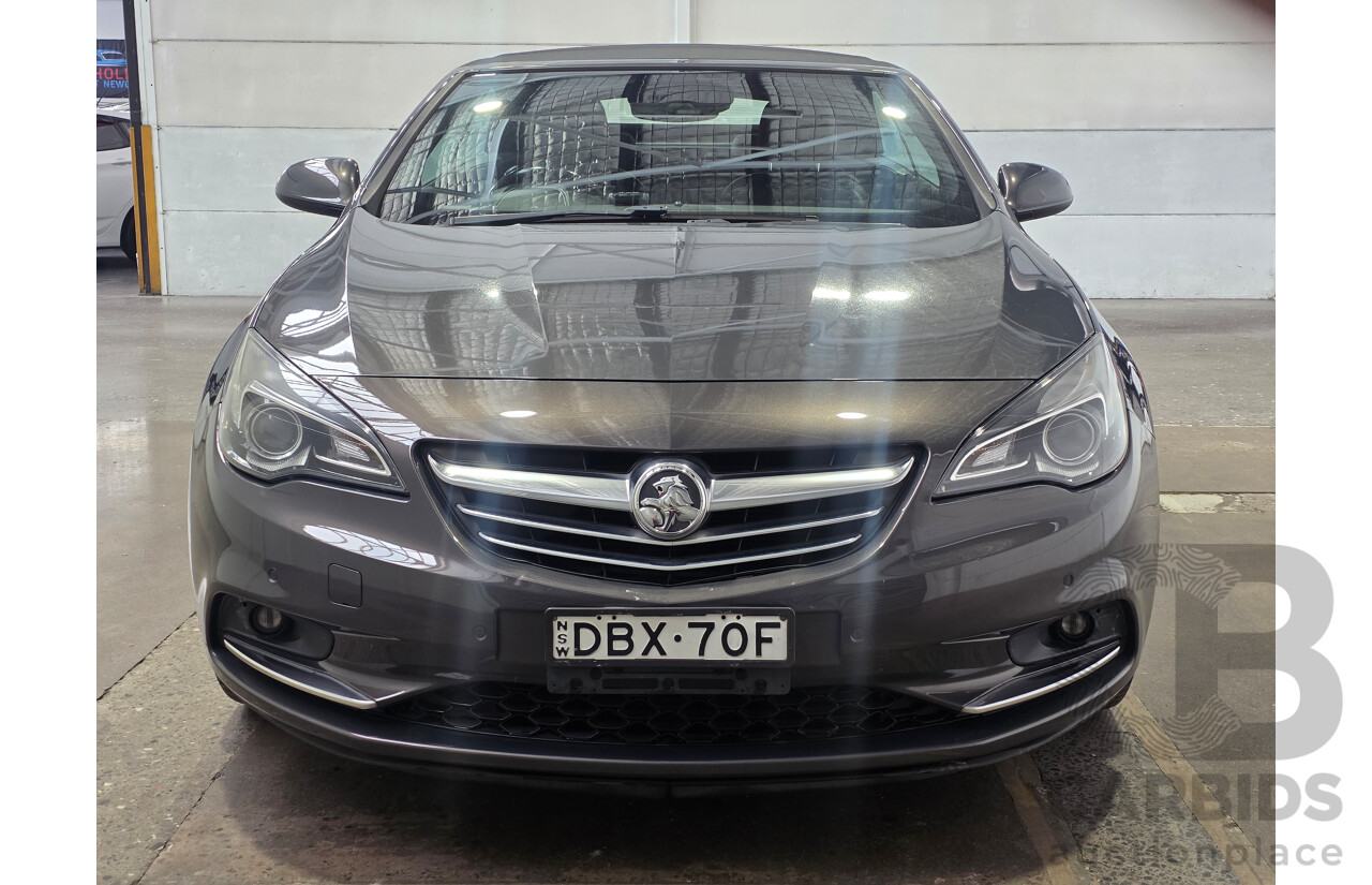 11/2015 Holden Cascada CJ MY16 2d Convertible Phantom Grey Metallic Turbo 1.6L