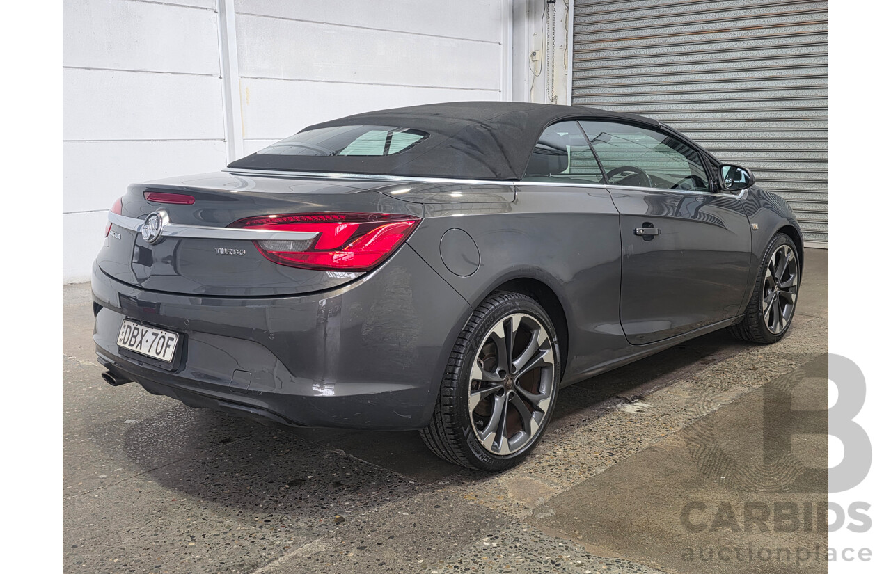 11/2015 Holden Cascada CJ MY16 2d Convertible Phantom Grey Metallic Turbo 1.6L