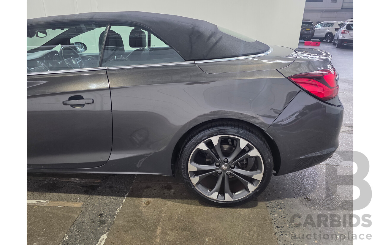 11/2015 Holden Cascada CJ MY16 2d Convertible Phantom Grey Metallic Turbo 1.6L