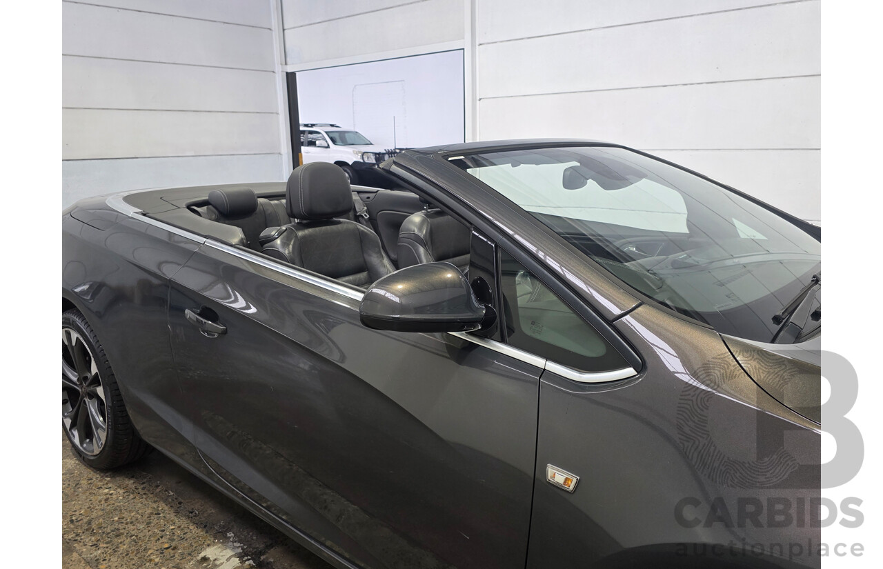 11/2015 Holden Cascada CJ MY16 2d Convertible Phantom Grey Metallic Turbo 1.6L