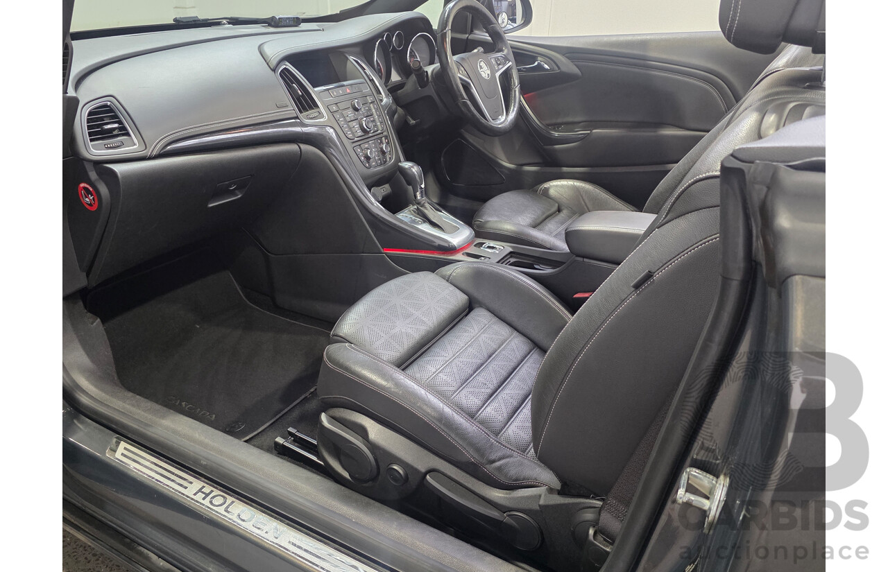 11/2015 Holden Cascada CJ MY16 2d Convertible Phantom Grey Metallic Turbo 1.6L