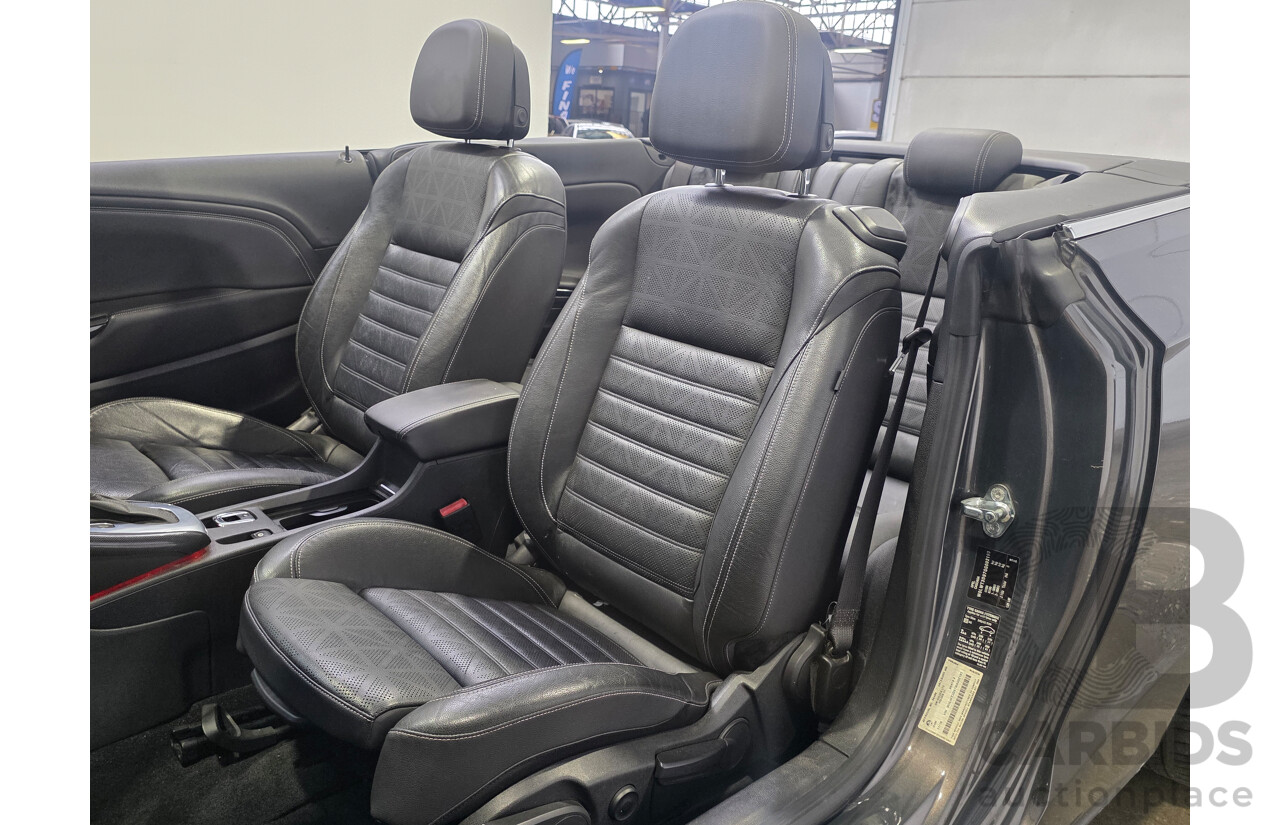 11/2015 Holden Cascada CJ MY16 2d Convertible Phantom Grey Metallic Turbo 1.6L