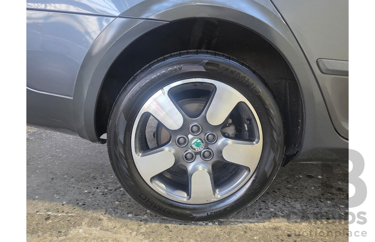 5/2012 Skoda Octavia Scout Premium 103 TDI (4x4) 1Z MY12 4d Wagon Anthracite Grey Metallic Turbo Diesel 2.0L