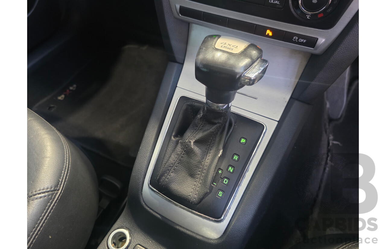 5/2012 Skoda Octavia Scout Premium 103 TDI (4x4) 1Z MY12 4d Wagon Anthracite Grey Metallic Turbo Diesel 2.0L