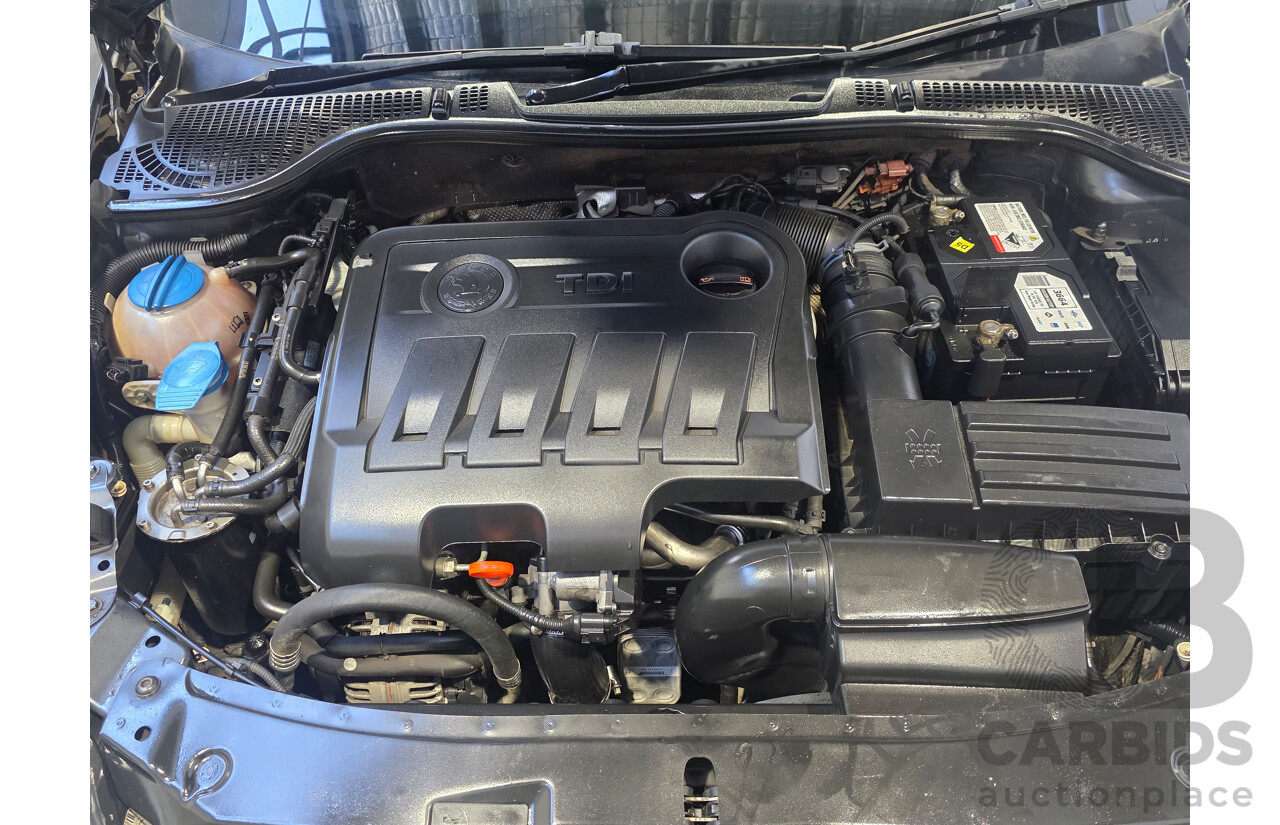 5/2012 Skoda Octavia Scout Premium 103 TDI (4x4) 1Z MY12 4d Wagon Anthracite Grey Metallic Turbo Diesel 2.0L
