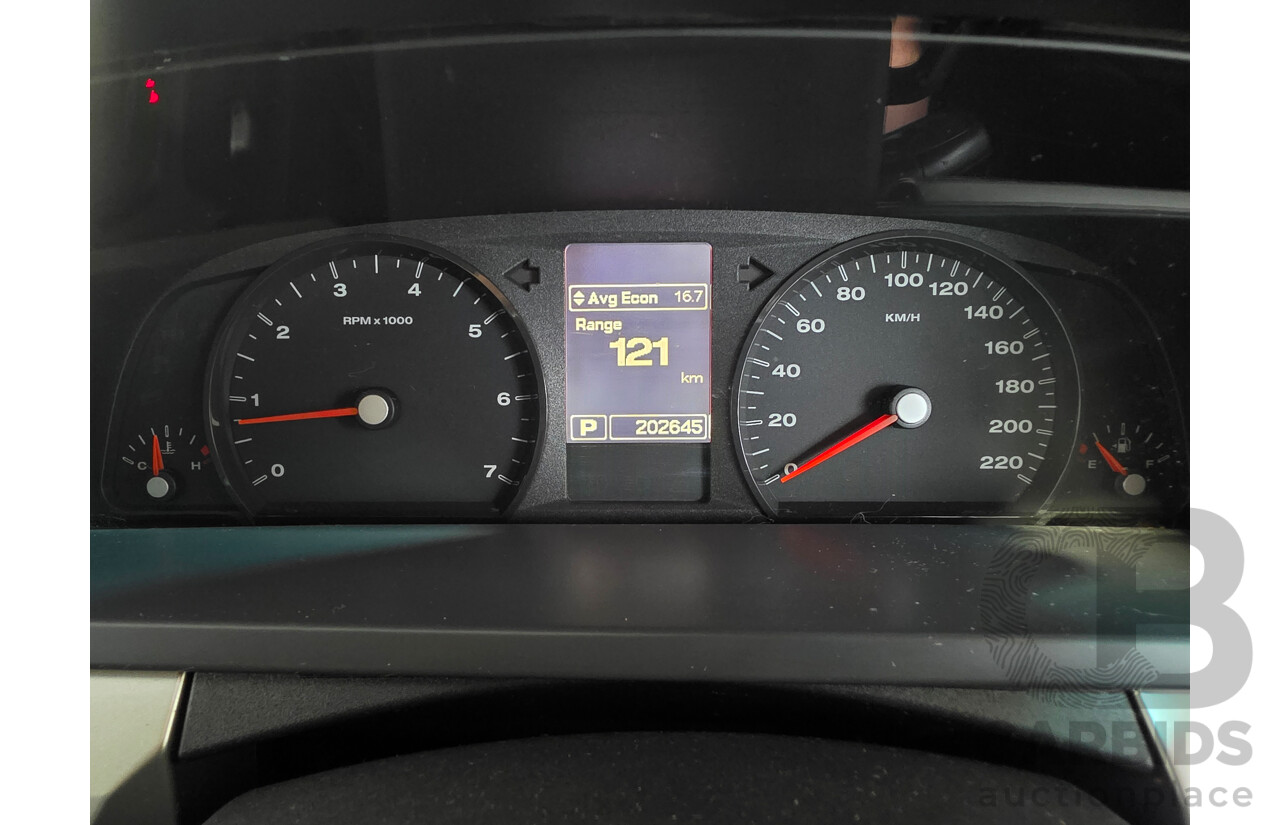 5/2009 Ford Falcon (LPG) FG Utility Lightning Strike Silver 4.0L - Dedicated LPG