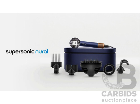 Dyson 122732 Supersonic Nural™ Intelligent Hair Dryer (Prussian Blue/Rich Copper) - ORP $749 (Includes 1 Year Warranty From Dyson)