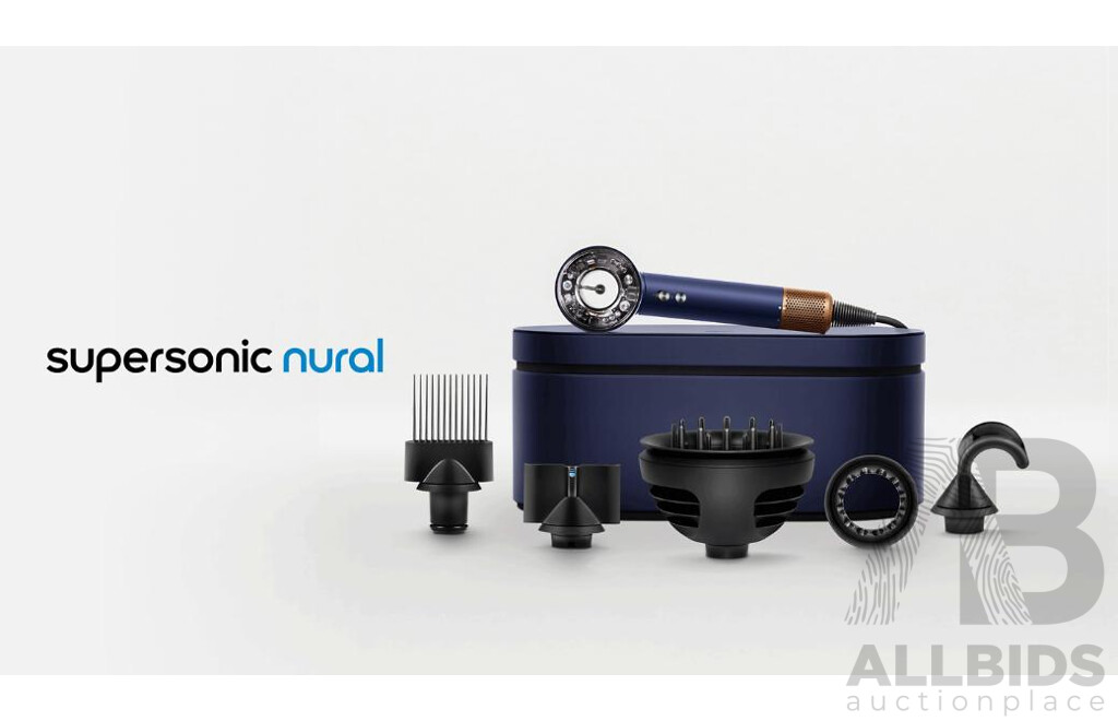 Dyson 122732 Supersonic Nural™ Intelligent Hair Dryer (Prussian Blue/Rich Copper) - ORP $749 (Includes 1 Year Warranty From Dyson)