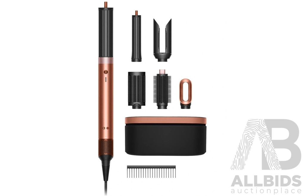 Dyson 143138 Airwrap Co-anda 2x multi-styler and dryer (Amber Silk) (Includes 1 Year Warranty From Dyson)
