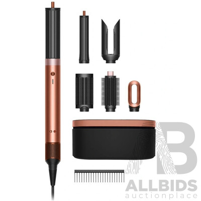 Dyson 143138 Airwrap Co-anda 2x multi-styler and dryer (Amber Silk) (Includes 1 Year Warranty From Dyson)