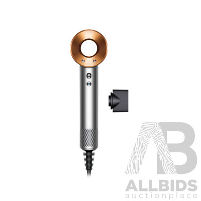 Dyson 110442 Supersonic Origin Hair Dryer (Nickel/Copper) - ORP $499 (Includes 1 Year Warranty From Dyson)