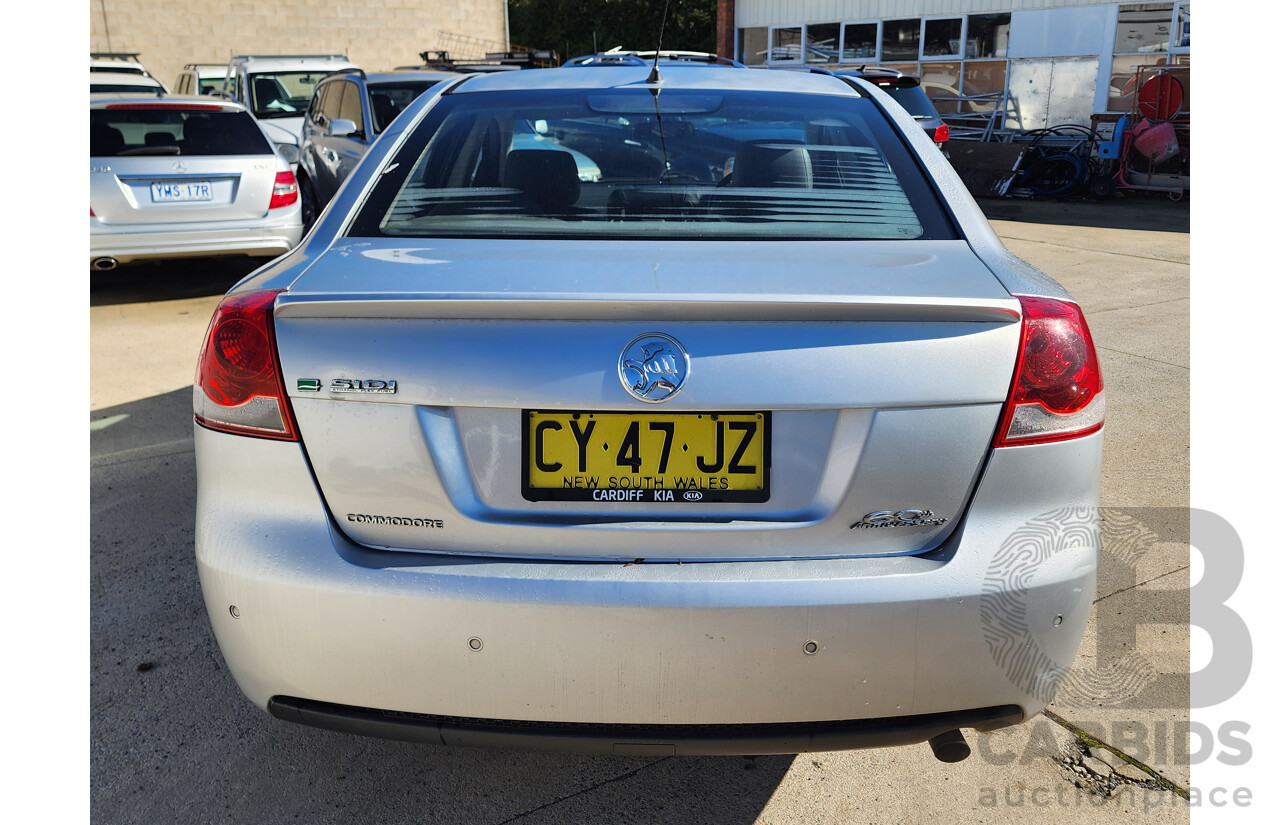 07/2008 Holden Commodore 60TH Anniversary VE MY09 4d Sedan Silver 3.6L