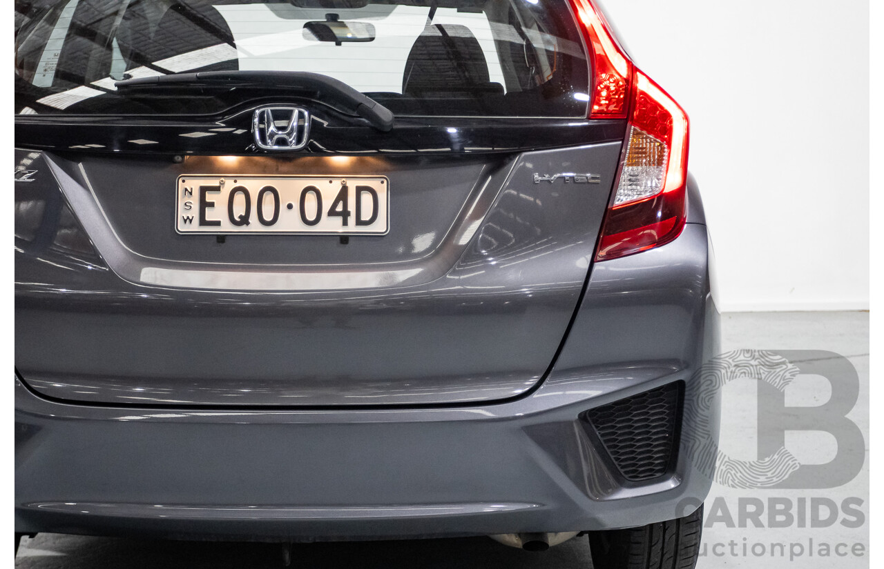 4/2016 Honda Jazz VTi GK MY16 5d Hatchback Dark Quartz Gray Metallic 1.5L