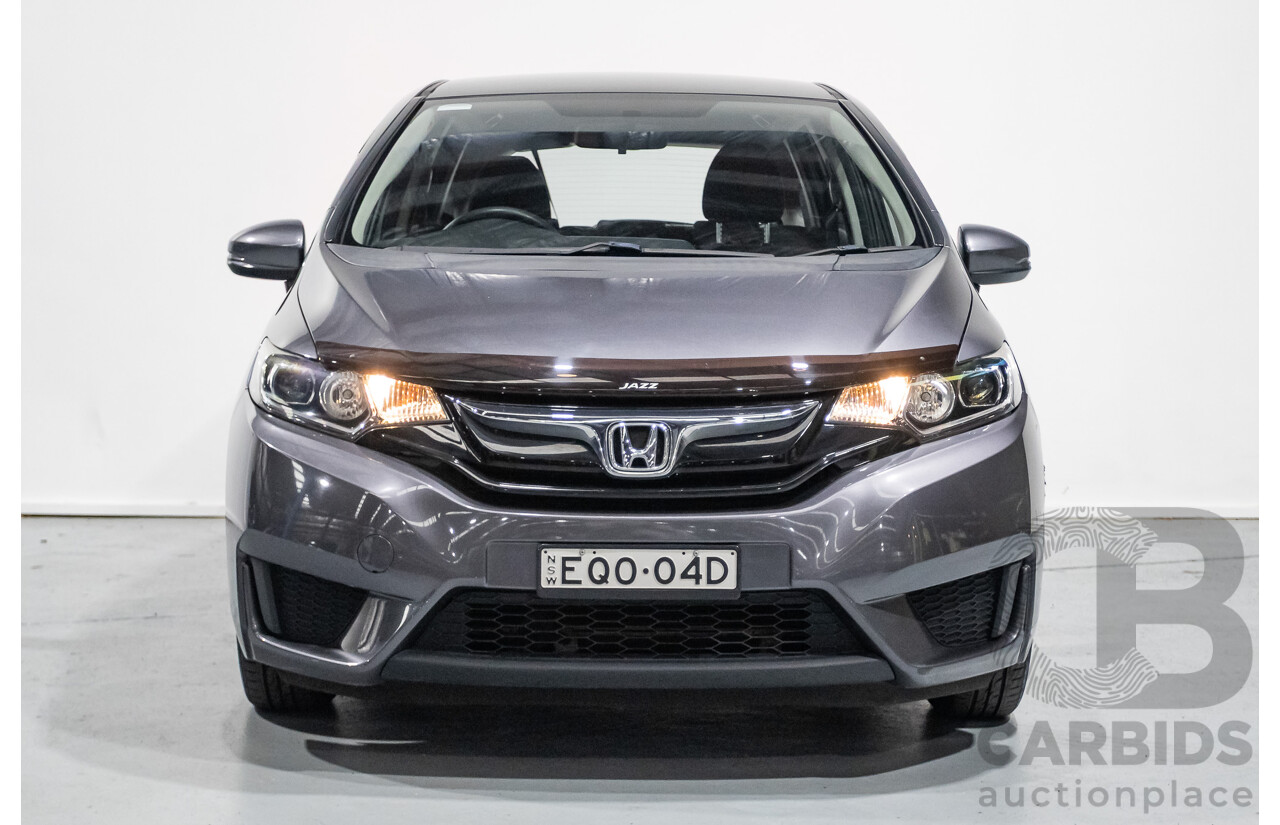 4/2016 Honda Jazz VTi GK MY16 5d Hatchback Dark Quartz Gray Metallic 1.5L