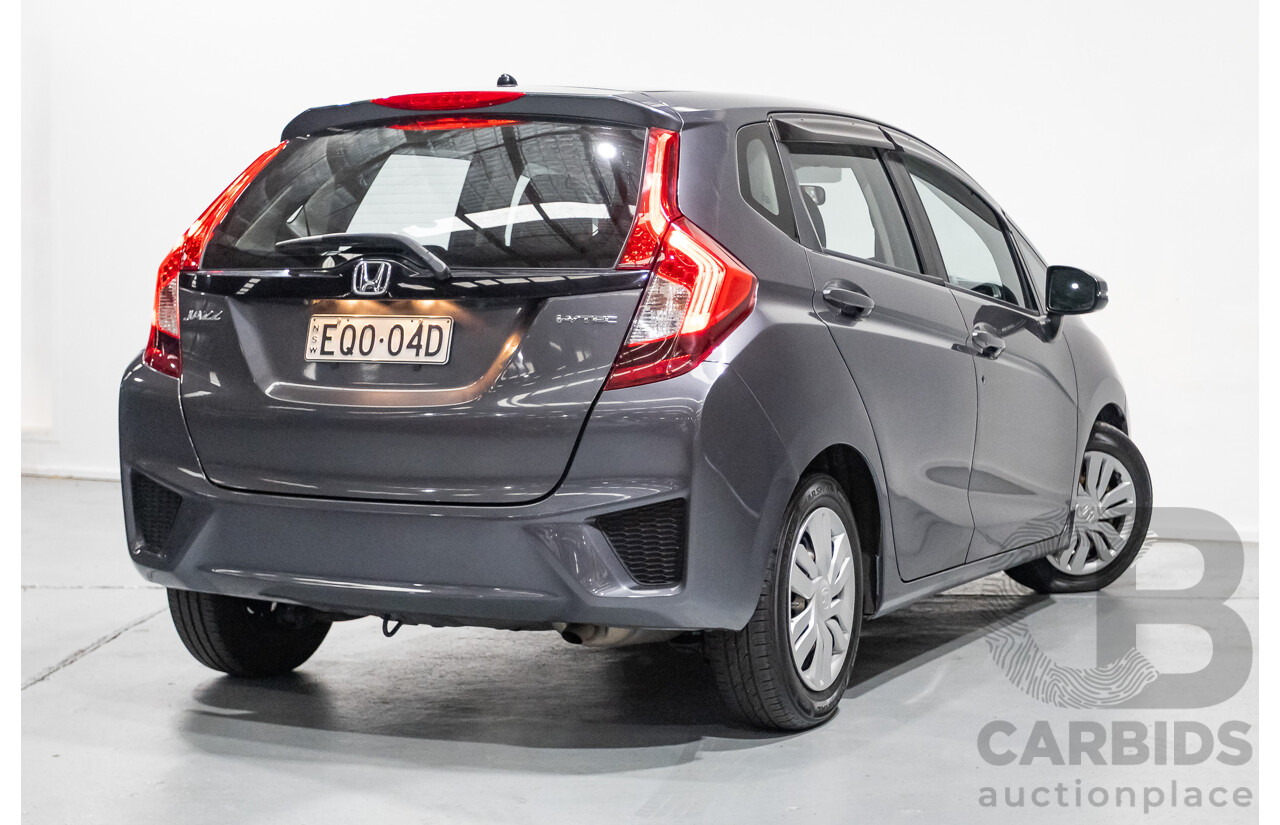 4/2016 Honda Jazz VTi GK MY16 5d Hatchback Dark Quartz Gray Metallic 1.5L