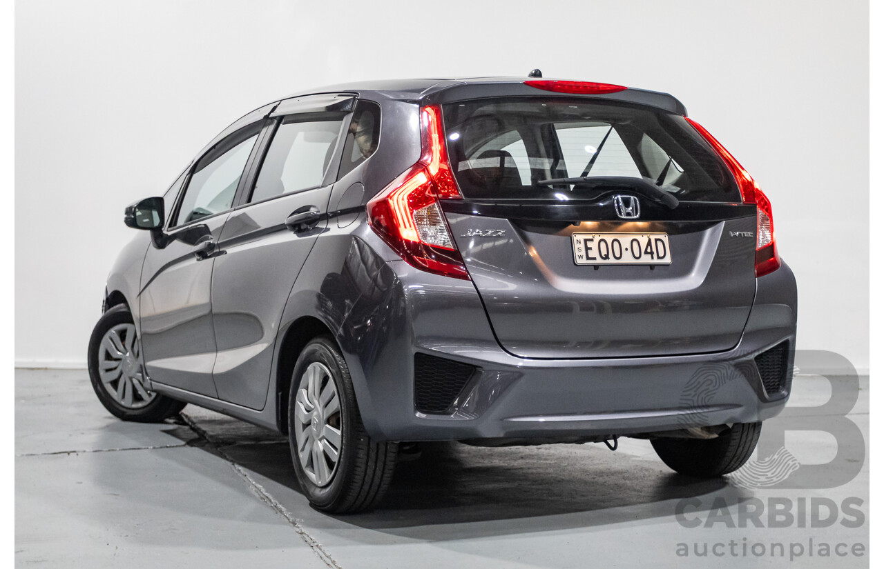 4/2016 Honda Jazz VTi GK MY16 5d Hatchback Dark Quartz Gray Metallic 1.5L