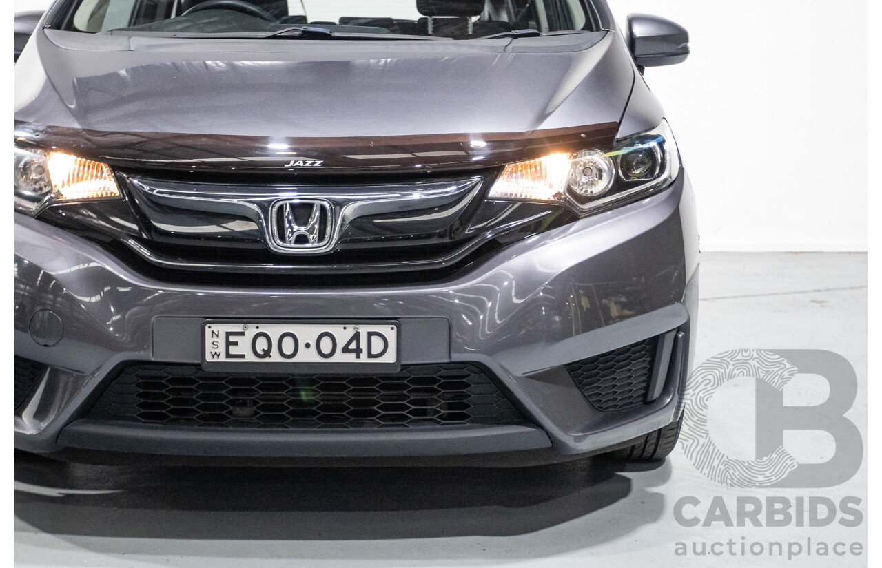 4/2016 Honda Jazz VTi GK MY16 5d Hatchback Dark Quartz Gray Metallic 1.5L