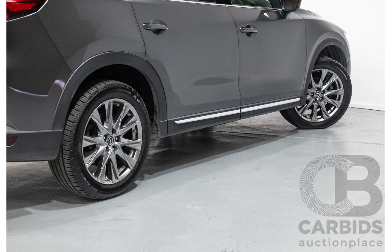 11/2020 Mazda CX-8 Asaki (AWD) CX8C 4d Wagon Machine Grey Metallic Turbo Diesel 2.2L - 7 Seater